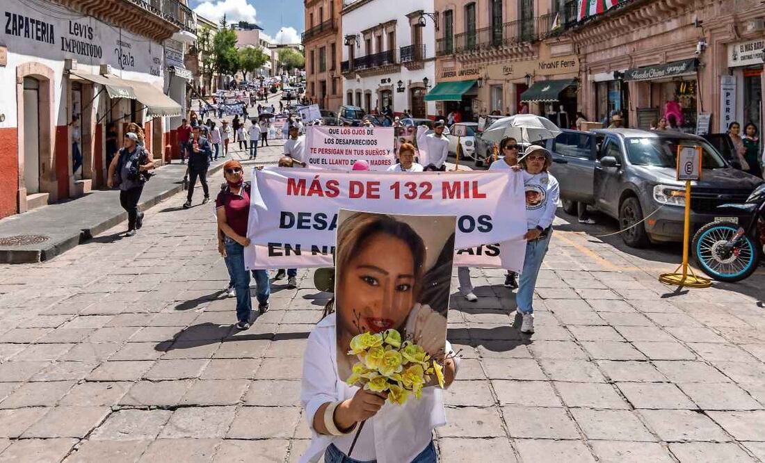 Durante las marchas del 30 de agosto se recordó a Ada Karina Juárez, madre buscadora que fue asesinada la semana pasada. Foto: Diana Valdéz / EL UNIVERSAL