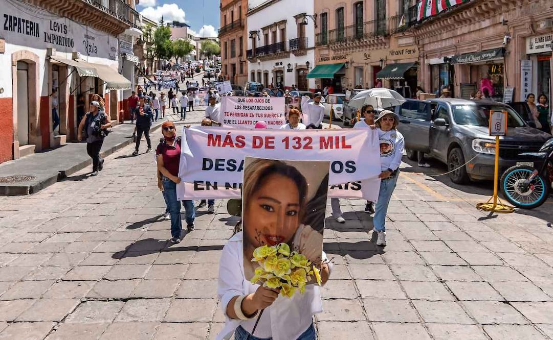 Durante las marchas del 30 de agosto se recordó a Ada Karina Juárez, madre buscadora que fue asesinada la semana pasada. Foto: Diana Valdéz / EL UNIVERSAL