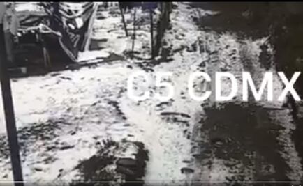 Zonas de Tlalpan y Cuajimalpa amanecen con granizo