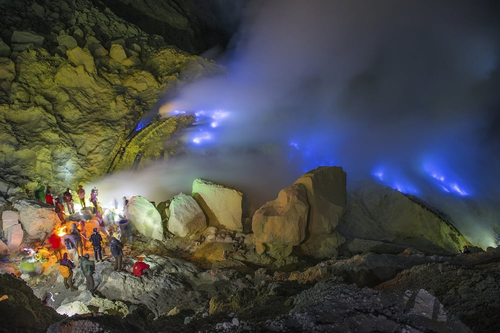 El impresionante fenómeno natural se aprecia solo de noche. Foto: Istockphoto