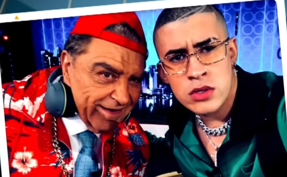 Bad Bunny con Don Francisco en 2018.