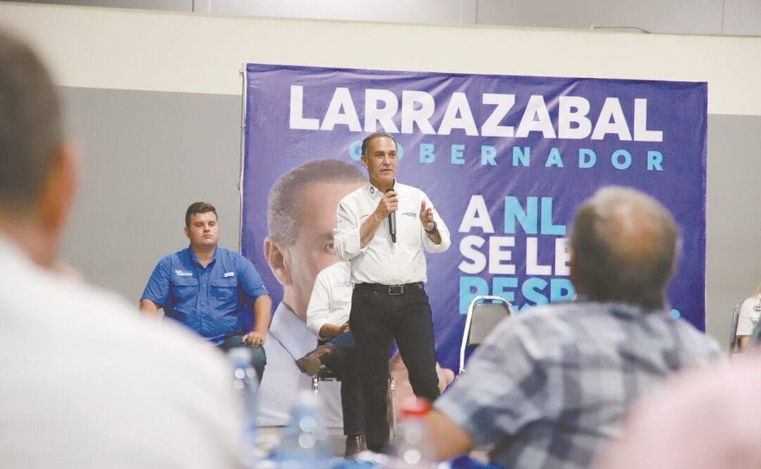 El abanderado panista a la gubernatura, Fernando Larrazábal, aseguró que Samuel García no es el plan B, “ahorita es el único plan, ya no tienen otro; López Obrador en su afán de apoderarse de Nuevo León ya agarró a Samuel”. Foto: ESPECIAL