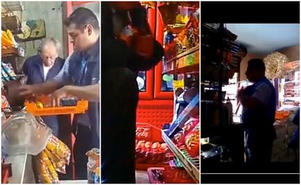 Surgen más videos de posibles robos de repartidores de Bimbo y Marinela en tienditas