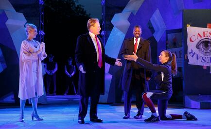 Un Julio César tipo Trump es "asesinado" en teatro neoyorquino 