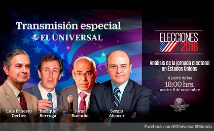 Sigue la transmisión de EL UNIVERSAL sobre las elecciones en EU