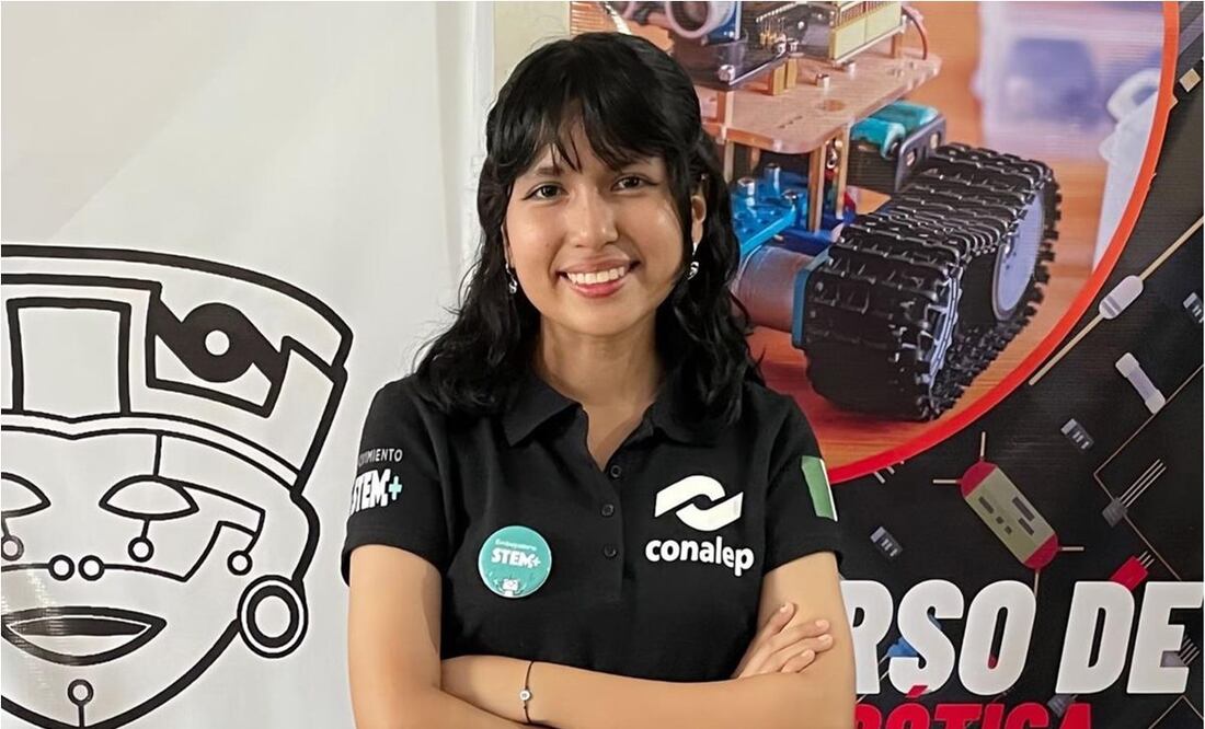 Ángela Elena Olazarán Laureano, una de las 50 finalistas del Premio Mundial para Estudiantes 2024. Foto: Especial