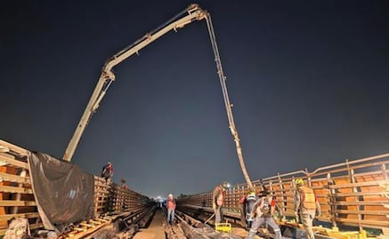 Línea B del Metro: STC realiza colado de nuevas trabes en tramo elevado; reforzamiento se debe a hundimientos en la zona