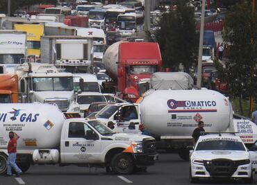 Inicia paro de gaseros en el Valle de México y diferentes zonas se quedan sin servicio