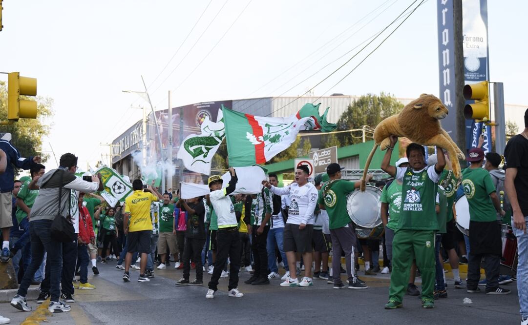  Aficionados del Club León previo a un juego del Apertura 2018. FOTO/IMAGO7