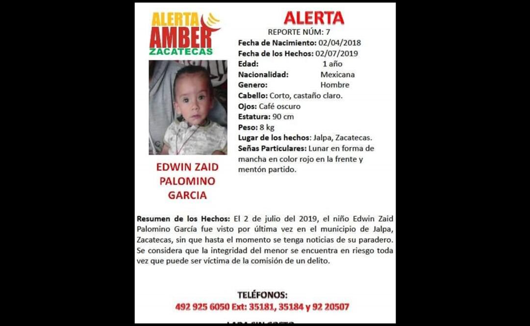 Tras una serie de tramites, Rocío logró que se reactivará la Alerta Amber para que se haga una búsqueda intensiva, ya que teme por la integridad del pequeño. Foto: Especial