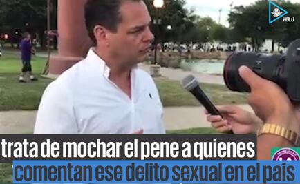 Candidato a diputado federal de NL propone "mochar" pene a violadores