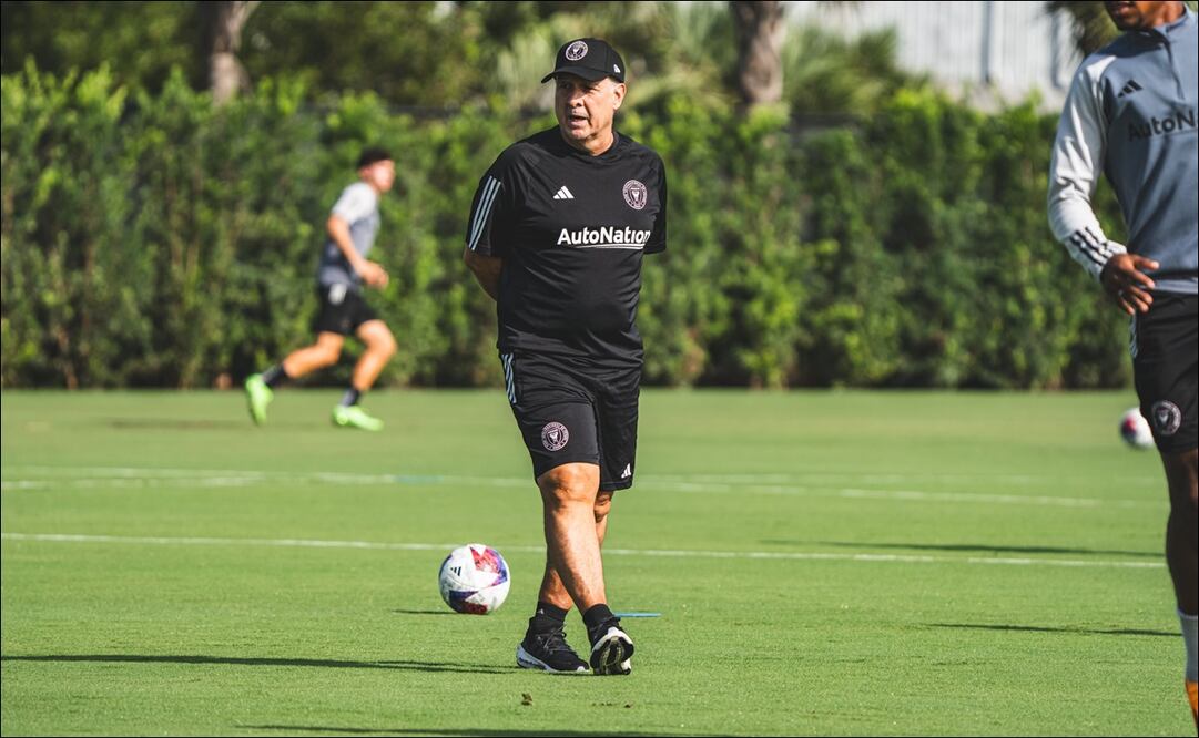 Tata Martino tuvo su primer entrenamiento con el Inter de Miami - Foto: Inter Miami