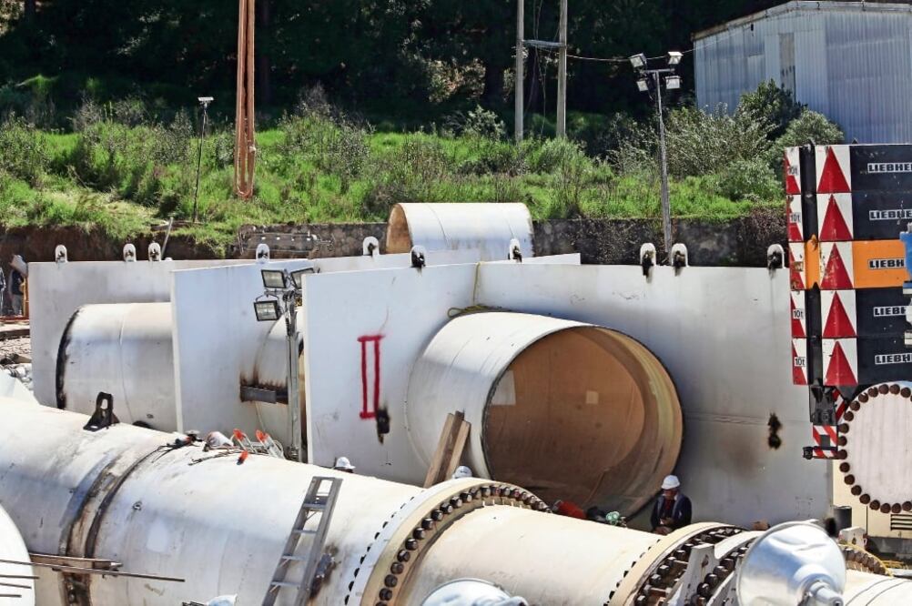 EL DATO Pieza sí sirve.Conagua dice que “K invertida” podría ser recolocada sin necesidad de cortes de agua. ( ARCHIVO EL UNIVERSAL )