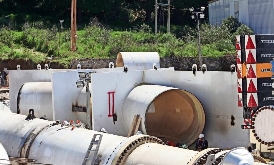 EL DATO Pieza sí sirve.Conagua dice que “K invertida” podría ser recolocada sin necesidad de cortes de agua. ( ARCHIVO EL UNIVERSAL )