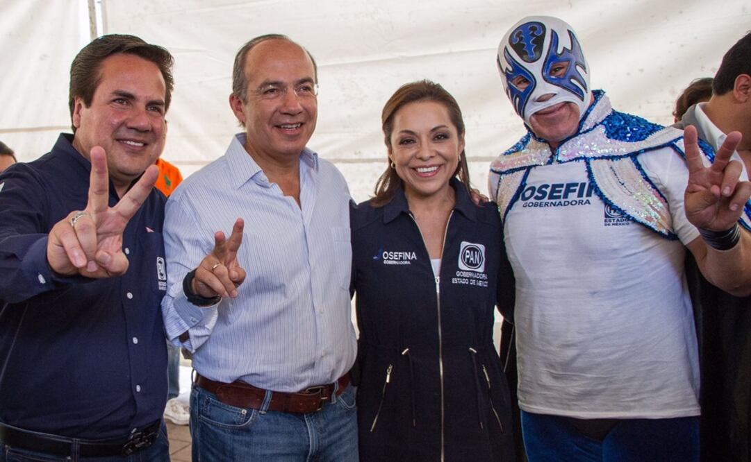 El ex presidente acudió a Amecameca a respaldar a la candidata del PAN al gobierno del Estado, Josefina Vázquez Mota. /Especial