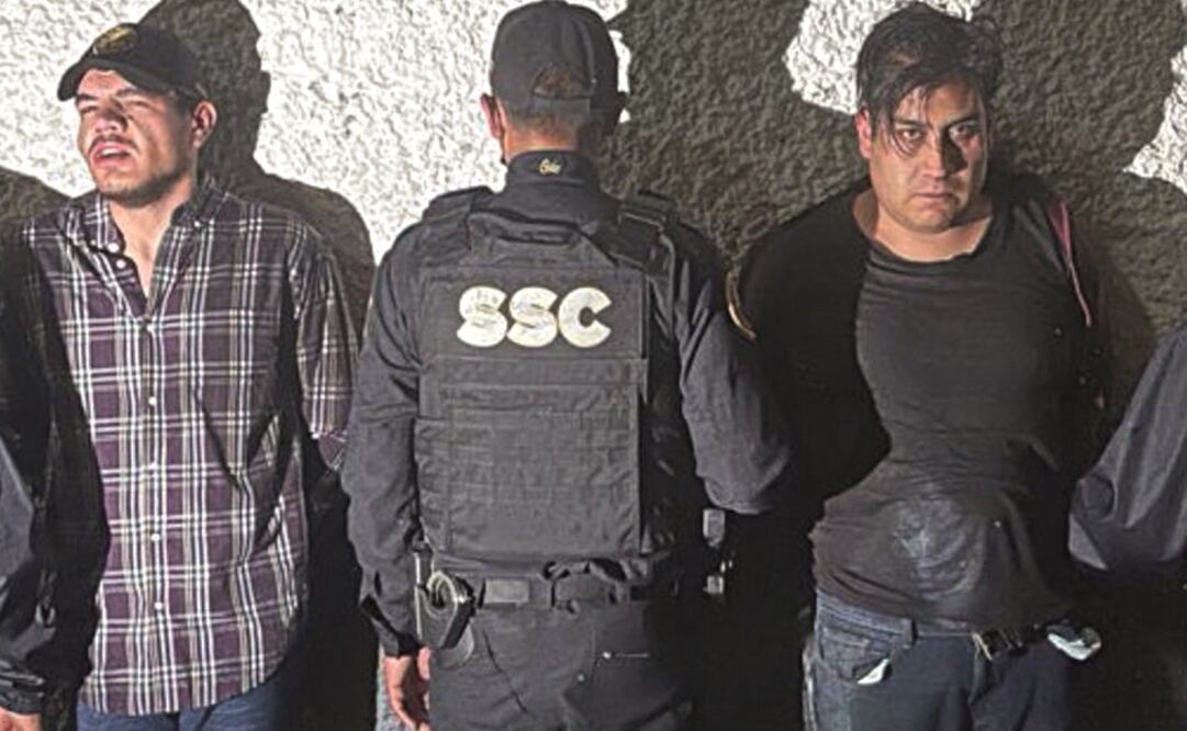 Los sospechosos fueron dete-nidos en la Portales y Morelos. Foto: Especial