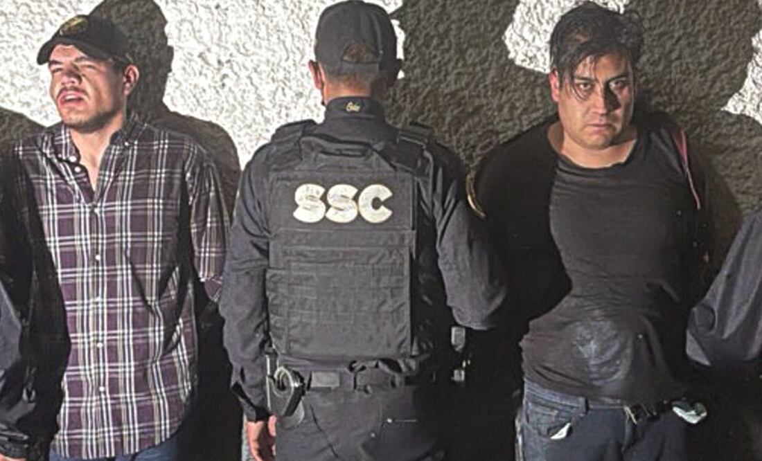 Los sospechosos fueron dete-nidos en la Portales y Morelos. Foto: Especial