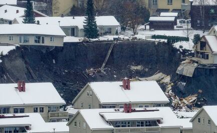 Reportan al menos 26 desaparecidos y 500 desalojados tras deslave en Noruega