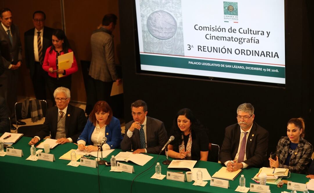 Imagen de archivo de la Comisión de Cultura y Cinematografía. Foto: Archivo EL UNIVERSAL