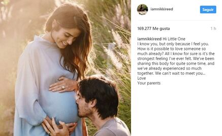 Ian Somerhalder y Nikki Reed serán papás