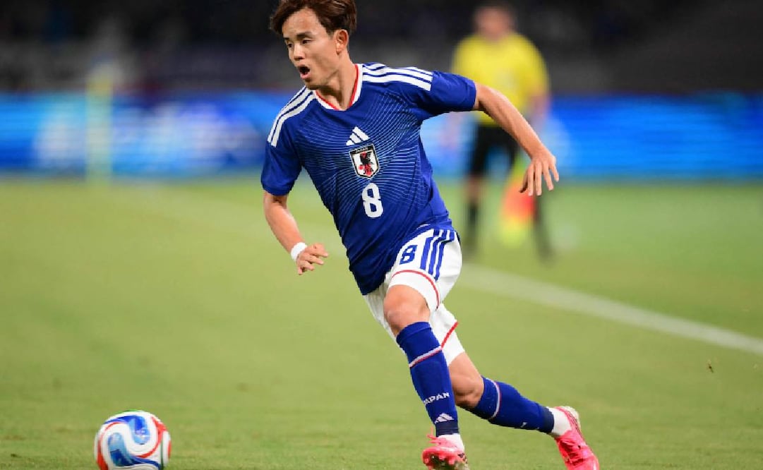 Takefusa Kubo es una de las grandes estrellas de Japón / Foto: AFP