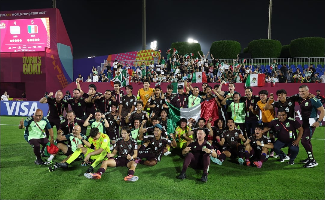 México eliminó a Argentina y avanzó a octavos de final de final del Mundial Sub-17 / FOTO: @miseleccionsubs
