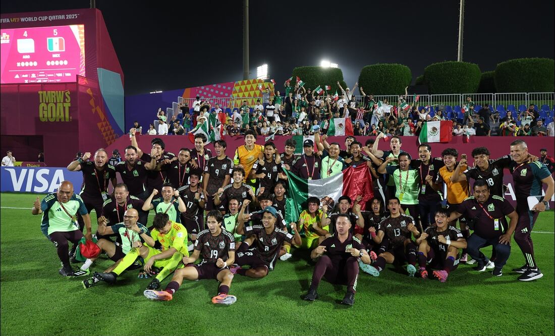 México eliminó a Argentina y avanzó a octavos de final de final del Mundial Sub-17 / FOTO: @miseleccionsubs