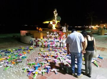 Colocan altar a víctimas de feminicidios en BCS