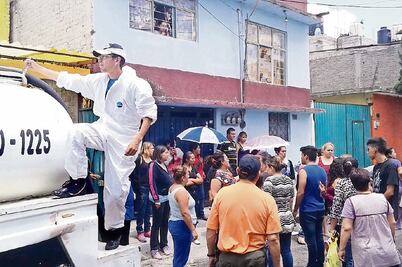 Desabasto rebasa a las autoridades; hay 60 colonias sin agua en Iztapalapa