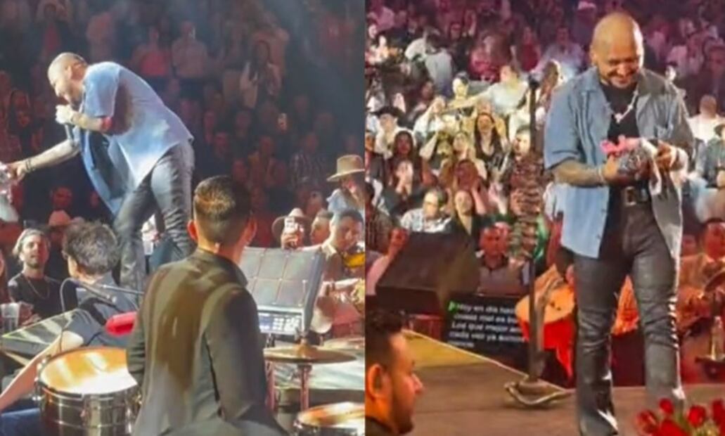 Christian Nodal recibe regalo para el bebé que espera con la rapera Cazzu. Foto: Vía TikTok.