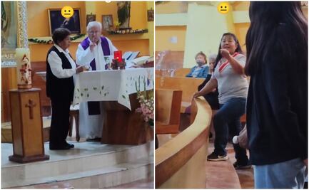 Padre corre a mujer de la iglesia , porque su hijo estaba haciendo ruido: “no le estoy faltando al respeto a Dios”