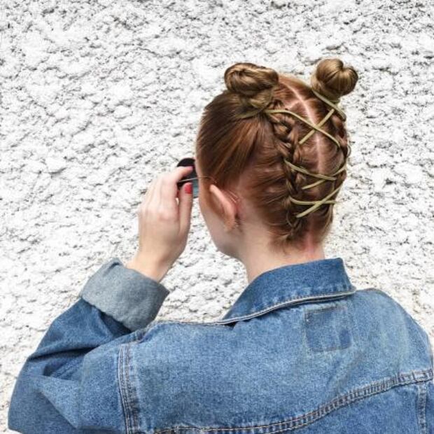 Logra un peinado de impacto con las trenzas corset de Lady Gaga