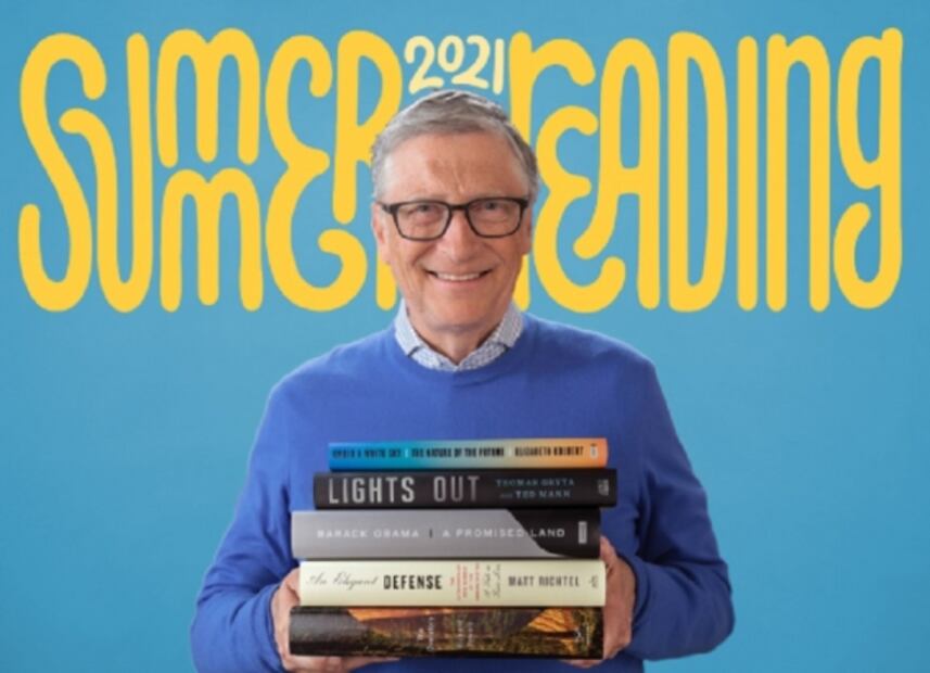 Los 5 libros que recomienda Bill Gates para el verano