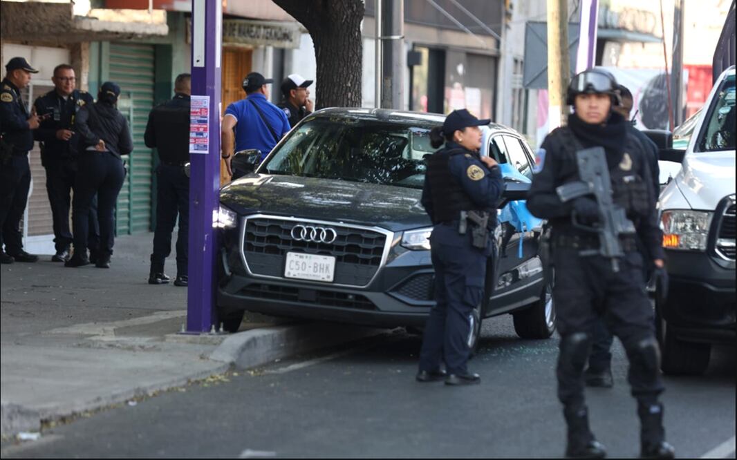 Ximena Guzmán y José Muñoz, integrantes del equipo de la jefa de Gobierno, Clara Brugada, fueron asesinados a tiros sobre la Calzada de Tlalpan, en la Ciudad de México, el martes 20 de mayo de 2025. Foto: Francisco Rodríguez/EL UNIVERSAL