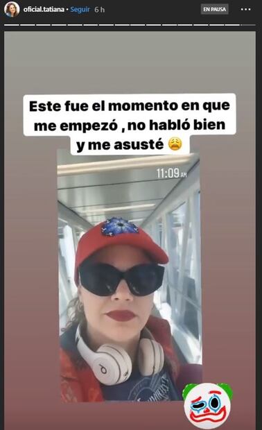 Tatiana sufre parálisis facial, lo toma con humor y no cancela presentaciones