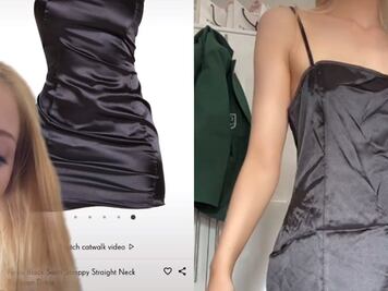 Tiktoker compra vestido en internet y recibe una estafa