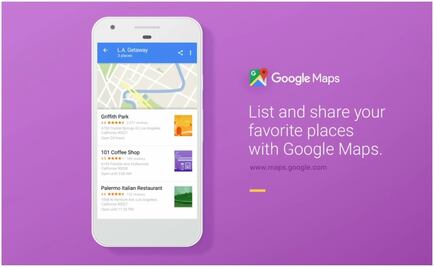 Google Maps te ayuda a rastrear tus lugares favoritos