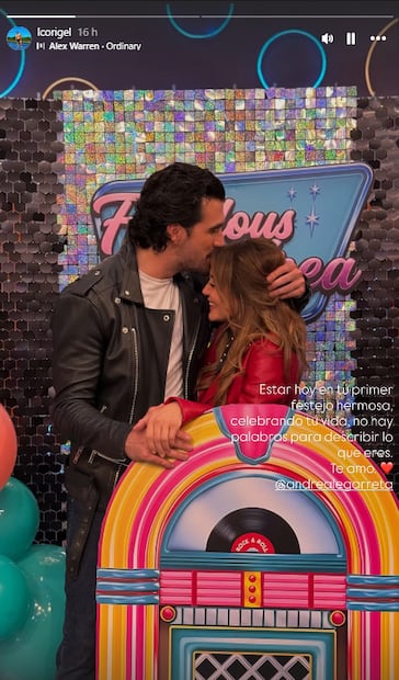 Luis Carlos Origel felicita a su novia, la conductora Andrea Legarreta por su cumpleaños. La sorprendió en el programa "Hoy".