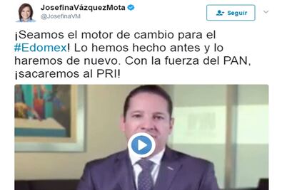 Gobernadores panistas piden votar por Josefina