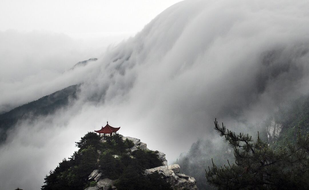El clima cálido y húmedo en Lushan (Chiha) hizo que el lugar fuera habitable para los antiguos. Foto: Xinhua, archivo