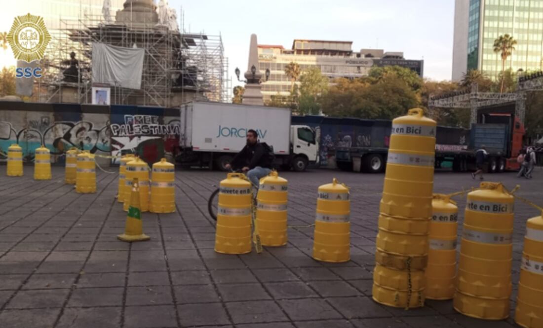 El concierto prevé el arribo de 80 mil personas que recibirán el año 2025. Foto: @OVIALCDMX