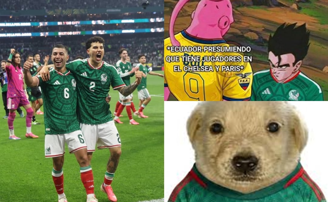 Así se dio la respuesta en redes sociales, tras la victoria de la Selección Mexicana ante Ecuador - Fotos: Luis Camacho/EL UNIVERSAL y Especial