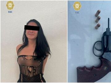 Detienen a trabajadora sexual por asalto a peatón en alcaldía Benito Juárez; le decomisaron una pistola y pertenencias del afectado