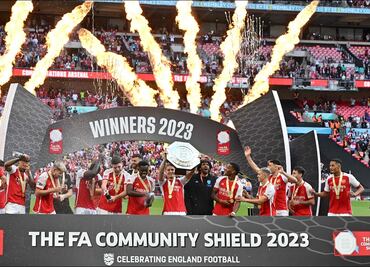 Arsenal se impone al Manchester City de Pep Guardiola y conquista la Community Shield