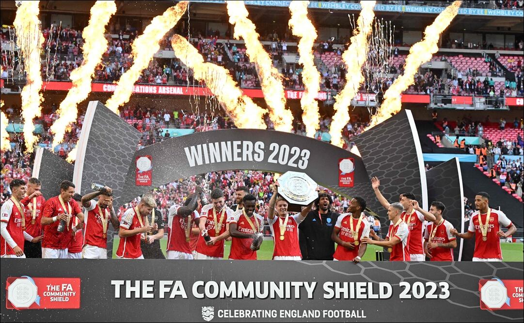 Arsenal derrotó al Manchester City de Pep Guardiola en penales y ganó la Community Shield / FOTO: ESPECIAL