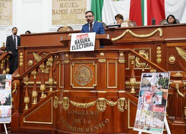 Presentan iniciativa contra "atascadero visual"; buscan combatir basura electoral en espacios públicos