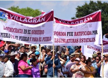 Se manifiestan a favor de la Reforma Judicial en Tamaulipas; exigen que se respete el proyecto