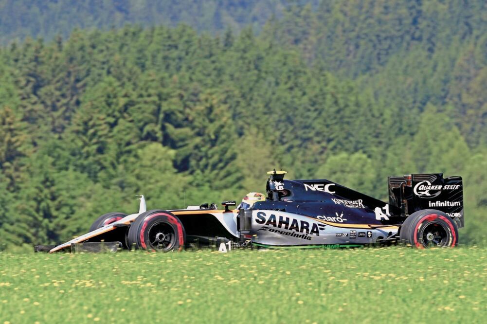 Sergio Pérez se siente optimista en regresar a la zona de puntos ya que el trazado británico se le da (XINHUA)