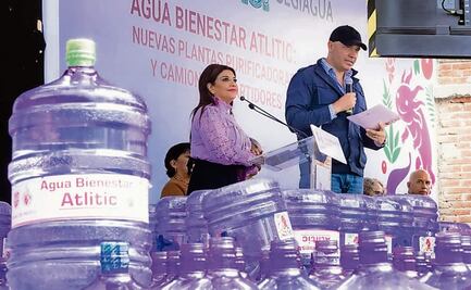 “Da brinco” Agua Bienestar, se repartirá en 400 colonias