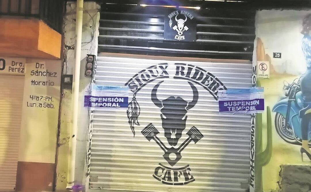 Entre las cervecerías donde se colocaron sellos de suspensión por parte de autoridades de Naucalpan están Sioux Riders y Micheladas de la ventanita, en la calle Álamos. Foto: Especial